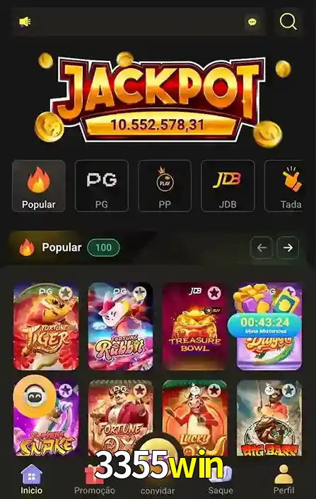 Promoções Especiais no 3355win App